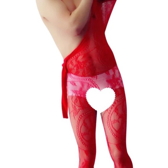 Men's Pantyhose, One-piece Lingerie Exotic Man Fishnet Bodysuit, Open Crotch - Picture 7 of 9